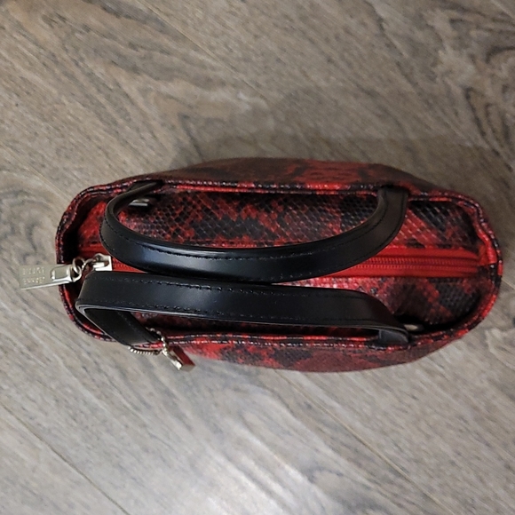 Jeanne Lottie Red Snake Print Purse - Picture 5 of 10